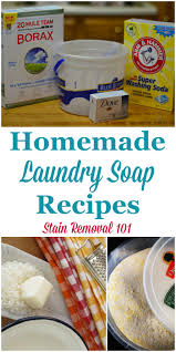 homemade laundry soap recipes tips