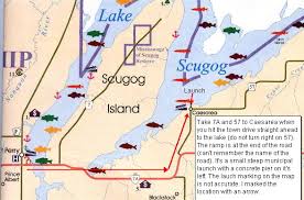 Fishing Map Of Scugog Lake