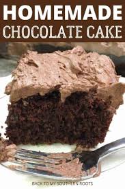 Easy Homemade Chocolate Cake Recipe Delicious Cake Recipes Sweet Muffin Recipe Homemade Chocolate Cake