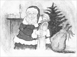 How to draw a realistic christmas tree with pencil draw. 54 Christmas Pencil Drawings Free Psd Design Templates