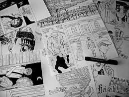 This is the beginning of a youtube series where the artist takes you through the basics of drawing anime. 4 Steps Of My Drawing Manga Page Process How I Draw Manga Heiseihi Art