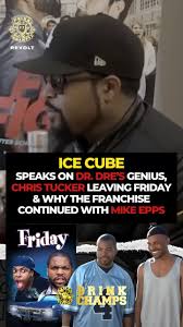 We still want Chris to do the last Friday… we're trying.” Ice Cube Speaks 