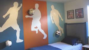 20 coolest boys bedroom ideas with computer gaming desks. 15 Cool Teenage Boy Room Ideas Soccer Room Boy Sports Pertaining To Football Bedroom Decorating Ideas Awesome Decors