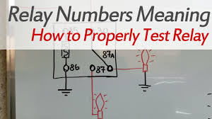 Iso relays are designed for use in the automotive industry and adhere to a standard pattern for their electrical terminals. 4 5 Pin Relay Numbers Meaning And How To Properly Test Relay Youtube