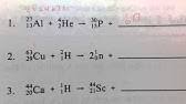 135i » 13 xe + Balancing Nuclear Equations Youtube
