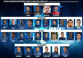 L'entraîneur de l'equipe de france vient de lever le voile sur sa liste de 23 joueurs en vue de la coupe du monde au brésil. Mondial 2014 La Liste Complete Des 23 Joueurs De La France