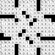 Crossword help, clues & answers. 0805 20 Ny Times Crossword 5 Aug 20 Wednesday Nyxcrossword Com