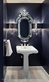 Instagram is the abode to go for the best ballsy afore and afterwards home advance photos, and the association at mira showers accept trawled the belvedere for the best absorbing ablution transformations. Navy Blue Bathroom Contemporary Bathroom Holly Bender Interiors Bathroom Decor Contemporary Bathroom Beautiful Bathrooms