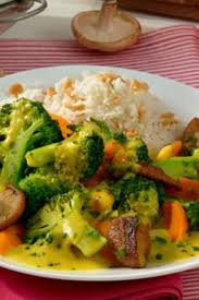 Zum Abnehmen Schnelles Gemusecurry Auf Reis Rezept Gemuse Curry Einfache Gerichte Curry