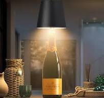 Wireless Bottle Lamp,Wine Bottle Table Lamp Shade,LED Wine ...