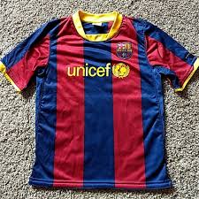 Jersey (100% polyester) **garment care: All Star Soccer Shirts Tops Youth Fc Barcelona Soccer Jersey Poshmark