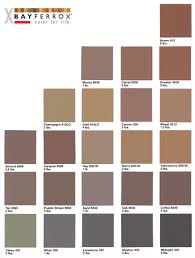 Bayferrox Lanxess Color Chart