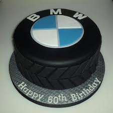 Bmw Tire 60eme Gateau 60eme Gateau Papa Geburtstagstorten Reifenkuchen Kuchen In Autoform