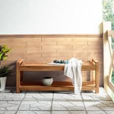 The top rated waterproof outdoor wood storage bench seat in the market. Outdoor Storage Benches Free Shipping Over 35 Wayfair