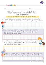 First Grade Measurement Worksheets And Printables