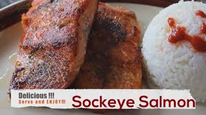 fast recipe pan fry sockeye salmon fish