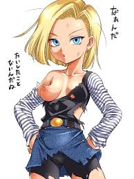 Android 18, born as lazuli (ラズリ, razuri), is a fictional character in the dragon ball z manga series created by akira toriyama. Android 18 Dragon Ball And 1 More Drawn By Funnyari Danbooru