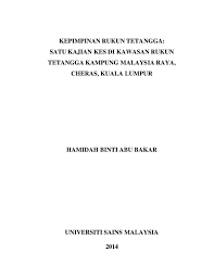 36 full pdf related to this paper. Pdf Kepimpinan Rukun Tetangga Norziah Abdullah Academia Edu