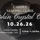 Vibes Candles Pumpkin Crystal Candle Making Class event image