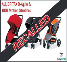 Britax Recalls Click Go Adaptor Systems For B Agile Bob Motion Strollers Due To Fall Hazard Baby Gizmo Stroller Britax B Agile Britax