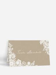 Für besondere tischkarten für ihren hochzeitstisch. Tischkarten Hochzeit Vintage Lace