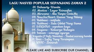 Koleksi lagu nasyid mp3 dan real audio: Koleksi Lagu Nasyid Terbaik Sepanjang Zaman 2 Lagunasyidbest Lagunasyidpopular Lagunasyidterbaik Youtube