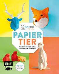 Create beautiful cards, scrapbooks & more with our selection of papercraft products. Papiertier Papercraft Mit Fuchs Hirsch Erdmannchen Und Barenfamilie Komplett Set Mit Vorlagen Fur Alle Tiere Paperwolf Kampffmeyer Wolfram Amazon De Bucher