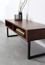 Darwen Solid Wood Coffee Table On Minimalist Square Legs Coffee Table Design Minimalist Furniture Minimalist Furniture Design