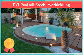 Dyi Pool Mit Bambusverkleidung My Blog Kleiner Pool Design Kleine Hinterhof Pools Kleiner Pool