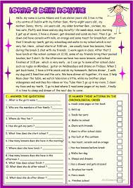 упражнения на Present Simple Present Continuous Past Simple Past Continuous Lorna S Daily Routine 5 Present Simple Exercises Easy Workouts Daily Routine Oral Care Routine