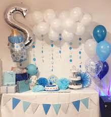 Baby Shower Simple Setup Balloondecor Babyshower Babyboy Themedp Recuerdos Baby Shower Decoracion Baby Shower Simple Baby Shower Decorations