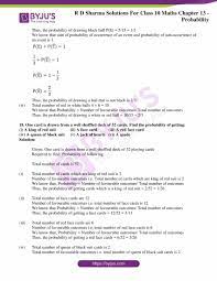 What is 52 percent of 10? Rd Sharma Solutions For Class 10 Chapter 13 Probability Exercise 13 1 Free Pdf Download