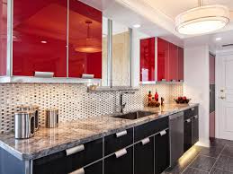 You also can find plenty of linked ideas on this website!. Modern Galley Kitchen With Red And Black Cabinets Hgtv
