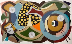 Brazilian Born Artist Amauri Torezan Creates Impressive Geometric And Organic Compositions Evoking A Sense Of Depth As Though The Fla Art Florida Art Abstract