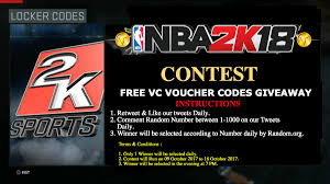 Locker codes, vc and badge points!!! Nba 2k18 Locker Code On Twitter V Have A New Nba2k18 Locker Codes Giveaway On The Rounds Please Read The Instructions Given In The Image Below Rt Comment Win Game
