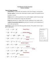 Write the nuclear symbol for the missing term in equation 6. Classification Of Nuclear Reactions Answer Key Classification Of Nuclear Reactions Practice Worksheet Types Of Nuclear Reactions Natural Decay A Course Hero