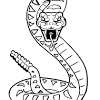 Realistic printable snake coloring pages. 1