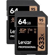 Have bought sandisk flash memory cards for years and none ronald w memory card for new canon eos 6d mark ii dslr camera. Lexar 64gb Professional 633x Uhs I Sdxc Memory Lsd64gcb1nl6332