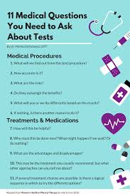 A healthy person can keep earning money so always put your health ahead of your financial needs. 11 Medical Questions You Need To Ask Lift Laugh Kegel