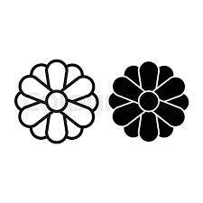 See only photos, vectors or psd. Flower Line And Glyph Icon Simple Stock Vector Colourbox