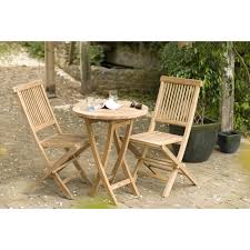 Bois dessus bois dessous table de jardin ronde/ovale en bois de teck huilé 6/8 pers larg 120cm. Salon De Jardin Rond Pliant En Teck 2 Places Meubles D Exterieur