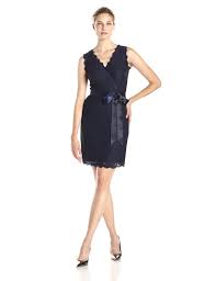 Adrianna Papell Women S Sleeveless Wrap Front Lace Cocktail Dress Awesome Product Click The Image Dresses Cocktail Dress Lace Dresses Cocktail Dress