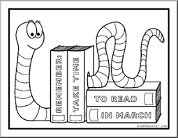 Keep your kids busy doing something fun and creative by printing out free coloring pages. Literacy Coloring Pages Coloring Page Reading Month Bookworm Preview 1 Biblioteca Aula Biblioteca