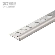 Shop a wide range of decorative tile trim, accent and fixture pieces at the tile shop. Wecans Decorative Quadrant Brushed Silver Stainless Steel Tile Edging Trim China Tile Trims Round Tile Trim Made In China Com