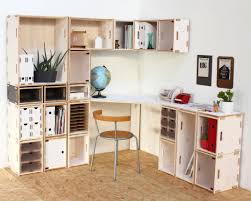 Schreibtisch mit regal betrachten sie dem sieger unserer redaktion. Schreibtisch Mit Regal Aus Holzkisten Regal Schreibtisch Zimmer Gestalten Regalsystem