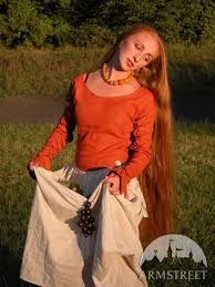 medieval linen skirt apron red elise medieval dress medieval fashion medieval clothing