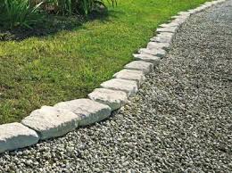Bordure De Jardin Paves Pierres Idee Jardins Backyard Garden Diy Outdoor Gardens Garden Stones