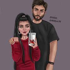 رأيكم حبايب صارلي هواية اريد اخلصها بس وقت ماكو الصورة الاولى بحجاب والثانية بدون حجاب Drawing Draw Painting Sketch Sketchbook رسمتي Art Movie Posters