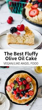 Best Fluffy Vegan Olive Oil Cake With Berries Garlic Head Recipe In 2020 Dessert Recipes Easy Olive Oil Cake Vegan Dessert Recipes