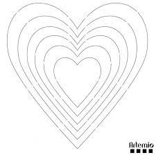 plantillas corazones artemio materiales scrapbook tienda az dibujos para colorear plantilla de corazon flores moldes coloriage baleine